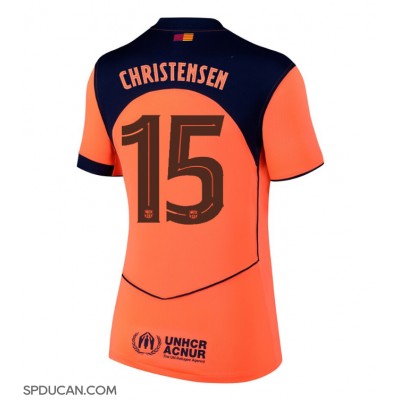 Zenski Nogometni Dres Barcelona Andreas Christensen #15 Rezervni 2025-26 Kratak Rukav Zenski Nogometni Dres Barcelona Andreas Christensen #15 Rezervni 2025-26 Kratak Rukav